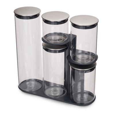 Stock Your Home 1057 3 in. Leakproof Hinged Glass Jars Set of 12