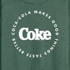 Women's - Coca-Cola - Coke Makes Things Taste Better Lightweight French Terry Wide Neck Long Sleeve Shirt - 2 of 4