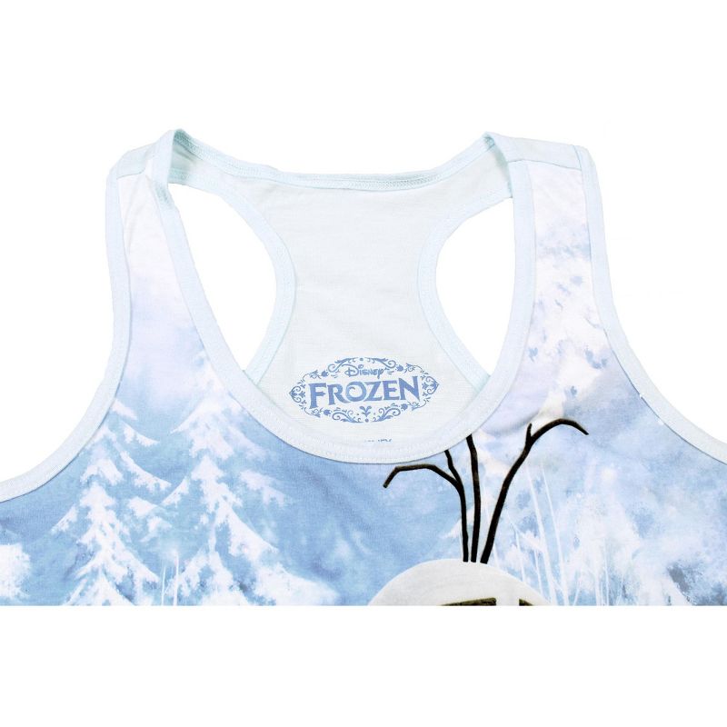 Disney Frozen Olaf Junior's Size Sublimated Tank Top Shirt, 3 of 4