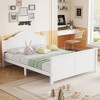 KTMBDW Twin/Full Bed Frames for Kids with Wood Headboard, No Box Spring Needed Easy Assembly Platform Bed for Girls and Adults - 3 of 4