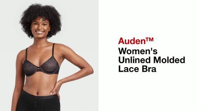 Women's Unlined Molded Lace Bra - Auden™ Black 34a : Target