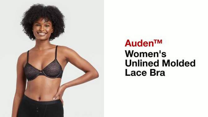 Women&#39;s Unlined Molded Lace Bra - Auden&#8482;, 2 of 6, play video