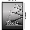 Americanflat 10x13 Picture Frame - Streamline Collection - Thin Border Photo Frame for Tabletop and Wall Display - Black - 2 of 4