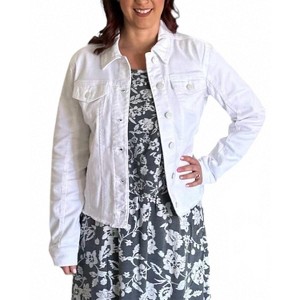 Women's Frayed Denim Jacket - Pine Apparel - 1 of 2