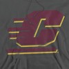 Central Michigan University Official Distressed Primary Adult Pull-Over Hoodie - 2 of 4