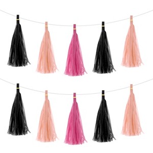 Unique Bargains Garland DIY Decoration Tassel Garland Banner 30 Pcs - 1 of 4