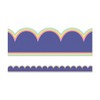 Carson Dellosa Education We Stick Together Pop of Purple Scalloped Bulletin Board Borders, 39 Feet Per Pack, 6 Packs - 2 of 4