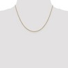 Black Bow Jewelry 1.8mm 14k Yellow Gold Polished Round Cable Chain Necklace - 2 of 4