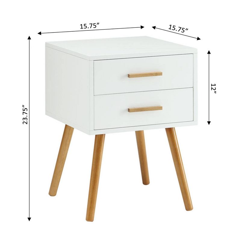 Oslo 2 Drawer End Table - Breighton Home, 4 of 7