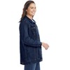 Woman Within Plus Size Long Stretch Denim Jean Jacket - 4 of 4