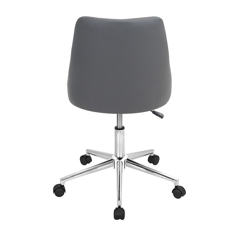 Marche Contemporary Office Chair Gray - LumiSource, 6 of 12