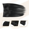Unique Bargains Women's Invisible Synthetic Hair Extensions Adjustable Headband No Clip Long Straight Hairpieces - 2 of 4