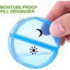 Sukuos 7-Day 2x Pill Organizer, Large Daily Pill Cases for Pills, Vitamins, Fish Oil & Supplements - 2 of 4