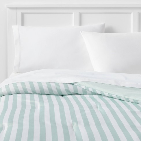 Green Striped Comforter : Target