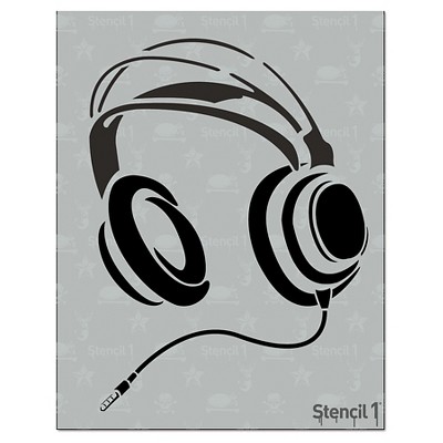 Stencil1 Headphones - Stencil 8.5" x 11"