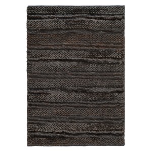 Charcoal Solid Woven Accent Rug 4