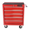 5 Drawers Rolling Tool Cart Multifunctional Tool Storage Cabinet With Wheels For Warehouse Repair Shop (2 Wheels With Brakes) - 3 of 4