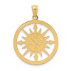 Black Bow Jewelry 14k Yellow Gold Lost Without You Compass Pendant, 21mm (13/16 Inch) - 4 of 4