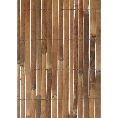 Gardman 13 Ft x 6.5 Ft Wood Outdoor Fencing For Fence, Shade Screen, or Garden Boundary Lines, Made from Natural Bamboo Panels and Galvanized Wire