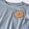 Baby Striped Modal Ribbed T-Shirt & Pants Set - Cloud Island™ - 3 of 4