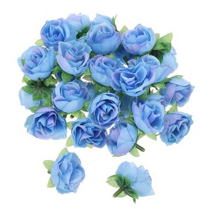 Unique Bargains Mini Silk Fabric Plastic Durable Reusable Artificial Flowers 50 Pcs - 1 of 4
