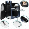PetAmi Dog Backpack Carrier For Small Large Cat Pet Puppy, Ventilated Hiking Travel Bag, Airline Approved Safety Camping Biking - 3 of 4