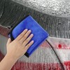 Unique Bargains Extra Large 500 GSM Microfibre Car Drying Towel 11.81"x23.62" Gray Blue 3 Pcs - image 4 of 4