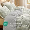 Cotton Duvet Cover Boho Textured Embroidery Jacquard Duvet Cover Set Soft and Breathable Bedding Set for All Seasons - 3 of 4