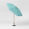 7.5' Round Scalloped Umbrella Jade Isle - Threshold™ - 2 of 4