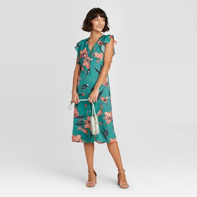 target flutter sleeve dress