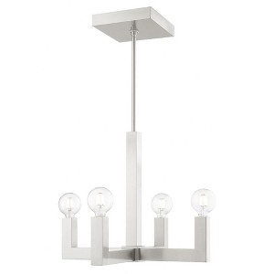 Livex Lighting Solna 4 - Light Chandelier in  Brushed Nickel - 1 of 4