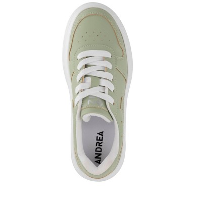 Женские кроссовки Andrea Women's Platform Urban Sneakers 69907-3907887 Green 9 — фото 4