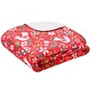 Holiday Reversible Plush Throw 50"x60" - 2 of 3