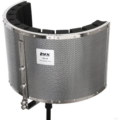 LyxPro VRI-20 Sound Absorbing Acoustic Foam Isolation Portable Microphone Shield, Vocal Recording Panel, High Performance - Stand Mountable