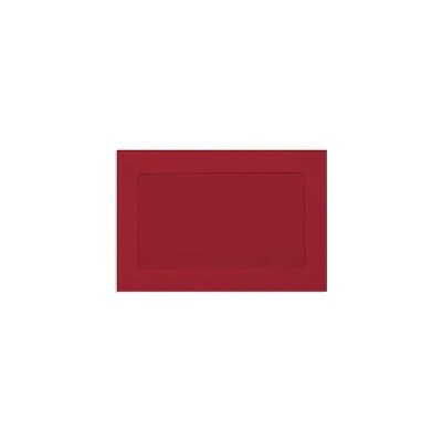 LUX Full Face #10 Window Envelopes Ruby Red 6 x 9 inch 250/Pack FFW-69-18-250