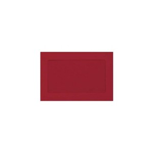 LUX Full Face #10 Window Envelopes Ruby Red 6 x 9 inch 250/Pack FFW-69-18-250 - 1 of 1