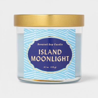 4.1oz Lidded Glass Jar Island Moonlight Candle - Opalhouse™