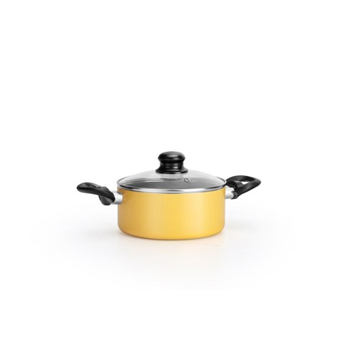 1.81 qt Cooking Pot with Lid Yellow
