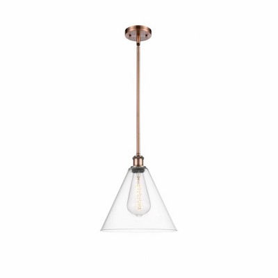 Berkshire - 1 Light Mini Pendant In Industrial Style-12.75 Inches Tall and 12 Inches Wide