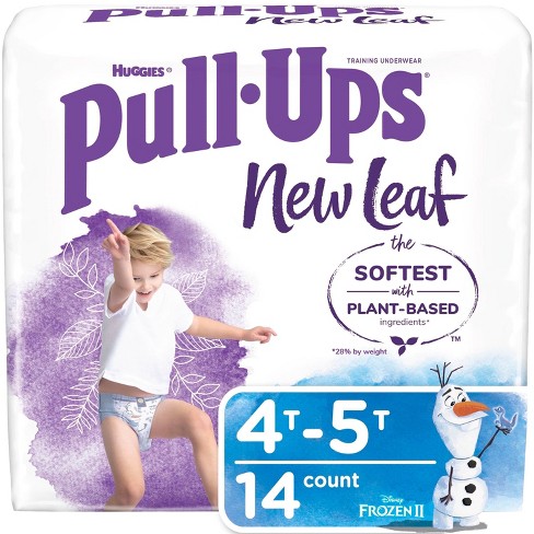 Huggies Pull Ups New Leaf Boys Disposable Training Pants 4t 5t 14ct Target