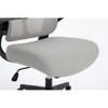 DOMETOUR Ergonomic Computer Chair Mesh Backrest Office Chair with Flip-up Armrests Lumbar Support Backrest for Home Office - 3 of 4