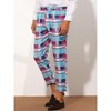 Lars Amadeus Men's Plaid Slim Fit Ankle Length Tapered Cropped Trousers - 2 of 4