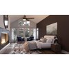 Urban Ambiance Luxury Modern Indoor or Outdoor Ceiling Fan,  15.6"H x 54"W,  Architectural Bronze, UHP9001 - 2 of 4