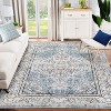 Coucheta Vintage Washable Area Rug – Distressed Non-Slip Rug, Ultra-Thin Stain-Resistant Carpet for Living Room & Entryway - 2 of 4