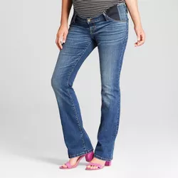 Under Belly Bootcut Maternity Jeans - Isabel Maternity by Ingrid & Isabel™ Dark Wash 2