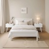 Karl Home 1-Drawer White MDF 19.29in. W Nightstands - 4 of 4