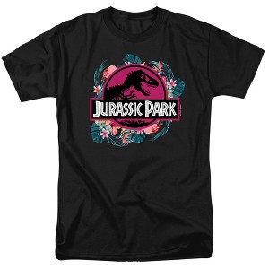 Men's Jurassic Park Jungle Foliage Logo T-Shirt - 1 of 4