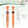 Unique Bargains Feeding Syringes with Cap Syringes for Liquid Pet Feeding Measuring Tool 20 Pcs - 2 of 4