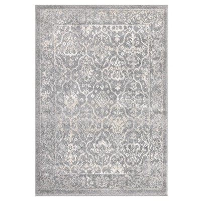 Indoor Wilton Floral Living Room Rugs, Stain Resistant Non Shedding Throw Carpet for Dining Room Bedroom