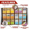 Monster 9 Pocket Trading Card XL Binder - Holofoil Red Album w Side Loading Padded Pockets, Double Sided, Holds 720 Cards, For Sports, Gaming, Kpop - 4 of 4